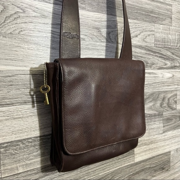 Fossil brown crossbody bag - Picture 5 of 9